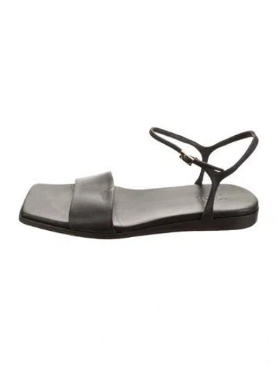 Pre-owned Tibi Leather Sandals In Black