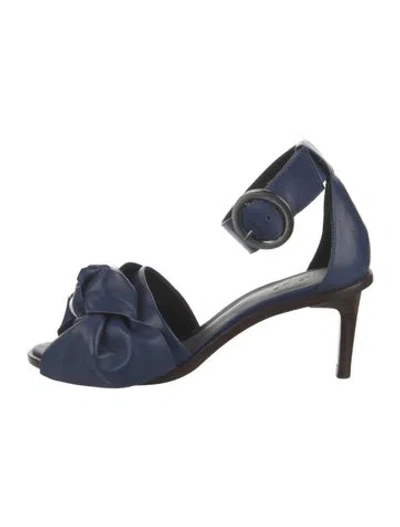 Pre-owned Tibi Leather Sandals In Blue