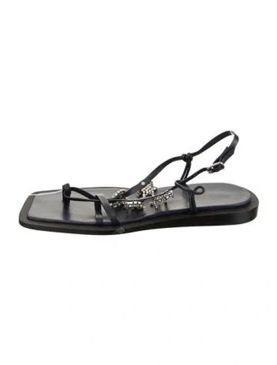 Pre-owned Tibi Leather Sandals In Blue