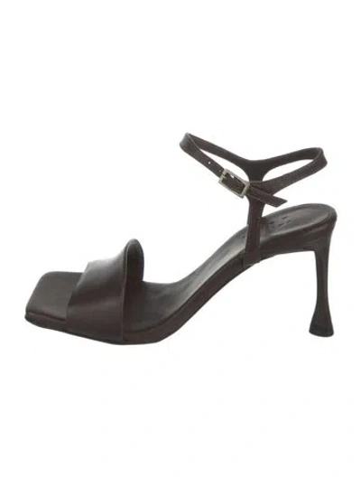 Pre-owned Tibi Leather Sandals In Brown