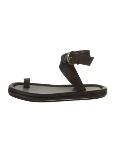 Pre-owned Tibi Leather Sandals In Brown