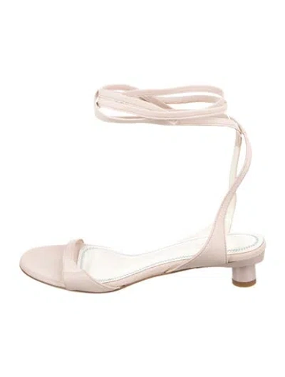Pre-owned Tibi Leather Sandals In Pink
