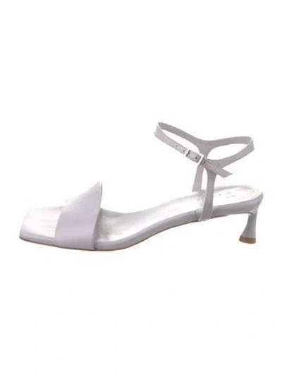 Pre-owned Tibi Leather Sandals In Purple