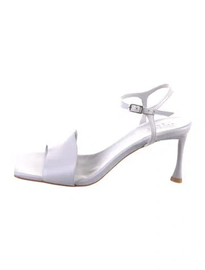 Pre-owned Tibi Leather Sandals In Purple