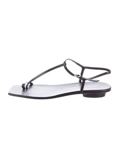 Pre-owned Tibi Leather Sandals In Purple