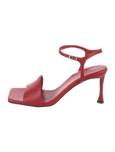 Pre-owned Tibi Leather Sandals In Red