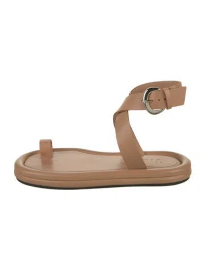 Pre-owned Tibi Leather Sandals W/ Tags In Neutral