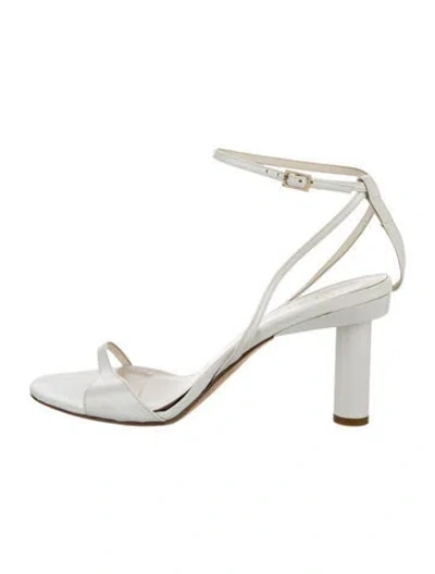 Pre-owned Tibi Leather Sandals In White