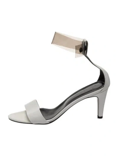 Pre-owned Tibi Leather Sandals In White