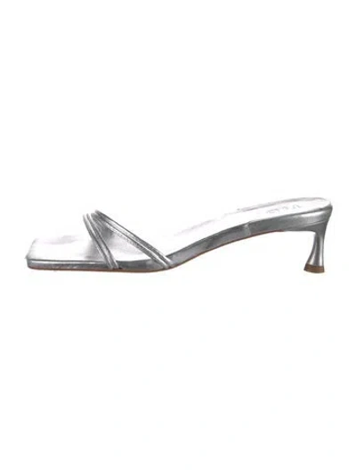 Pre-owned Tibi Leather Slides