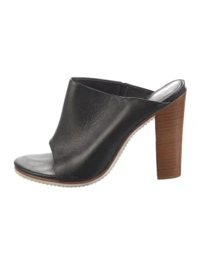 Pre-owned Tibi Leather Slides In Multi