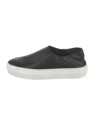 Pre-owned Tibi Leather Sneakers In White