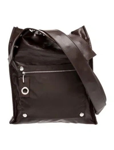 Pre-owned Tibi Leather Tote In Brown