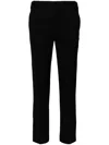 Tibi Lennon Wool Trousers In Black
