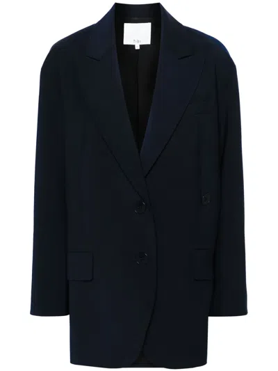 Tibi Liam Single-breasted Blazer In Blue
