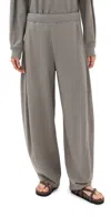 Tibi Lightweight Winslow Pants Dark Stone In Dark Stone