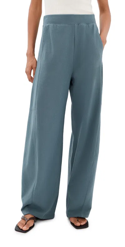 Tibi Lightweight Winslow Sweatpants Blue Grey In Gray
