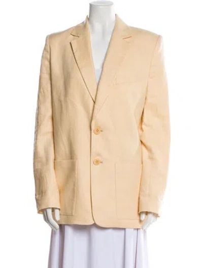 Pre-owned Tibi Linen Blazer In Neutral