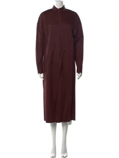 Pre-owned Tibi Long Dress In Brown