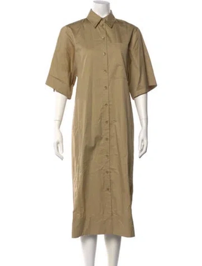 Pre-owned Tibi Long Dress In Neutral