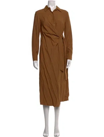 Pre-owned Tibi Long Dress In Neutral