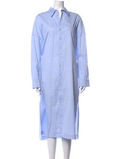 Pre-owned Tibi Long Dress W/ Tags In Blue