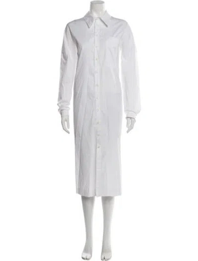 Pre-owned Tibi Long Dress In White