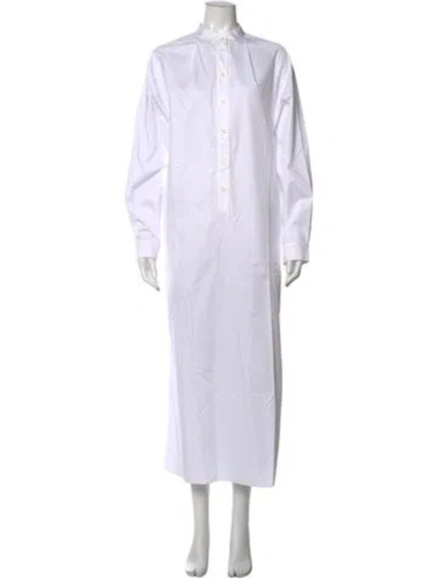 Pre-owned Tibi Long Dress In White