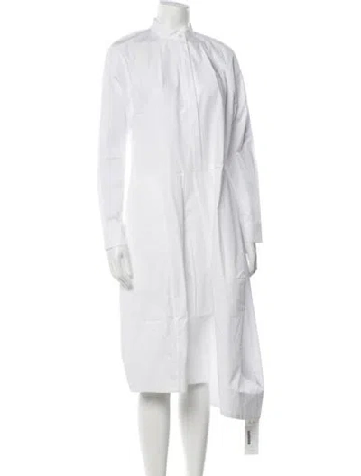 Pre-owned Tibi Long Dress In White