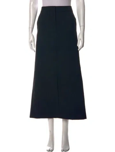 Pre-owned Tibi Long Skirt In Black