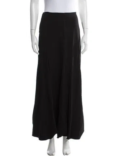 Pre-owned Tibi Long Skirt In Black