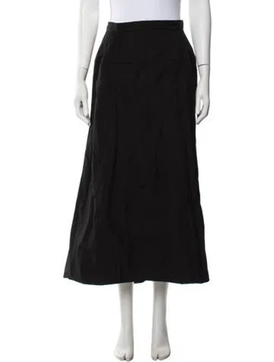 Pre-owned Tibi Long Skirt In Black
