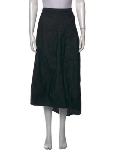 Pre-owned Tibi Long Skirt In Black
