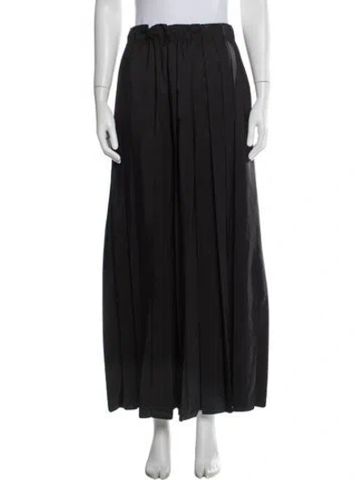 Pre-owned Tibi Long Skirt In Black