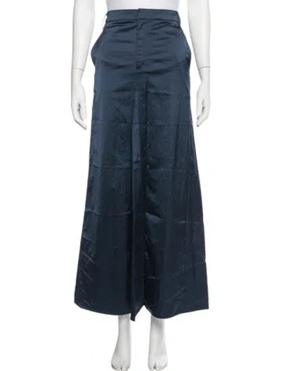 Pre-owned Tibi Long Skirt In Blue