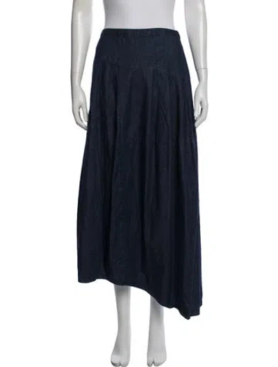 Pre-owned Tibi Long Skirt In Blue