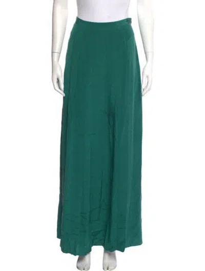 Pre-owned Tibi Long Skirt In Green