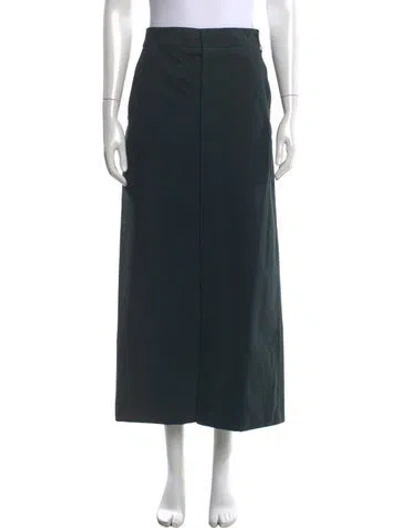 Pre-owned Tibi Long Skirt In Green