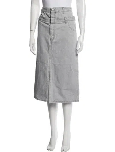 Pre-owned Tibi Long Skirt In Grey