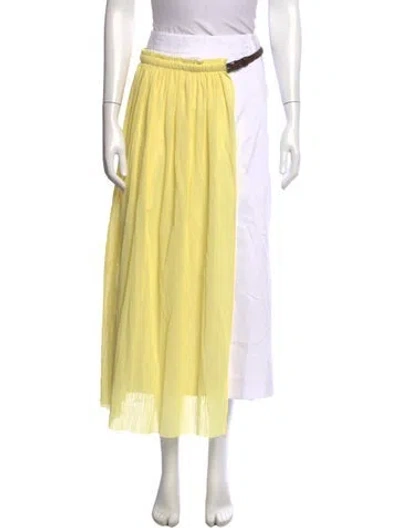 Pre-owned Tibi Long Skirt In Multi