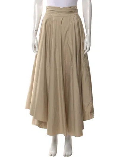 Pre-owned Tibi Long Skirt In Neutral