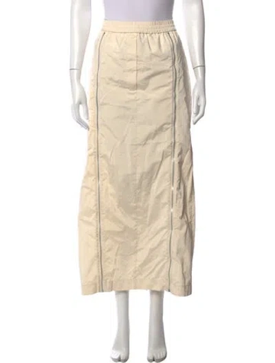 Pre-owned Tibi Long Skirt In Neutral