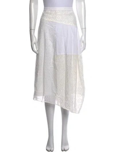 Pre-owned Tibi Long Skirt In Neutrals