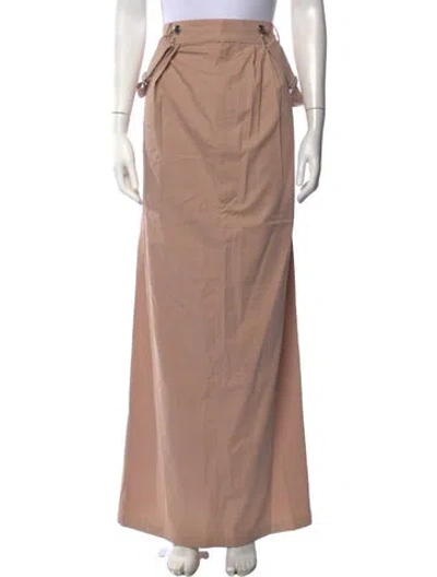 Pre-owned Tibi Long Skirt In Neutrals