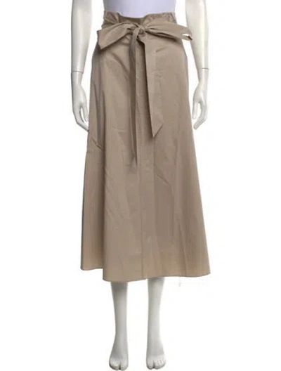 Pre-owned Tibi Long Skirt In Neutrals