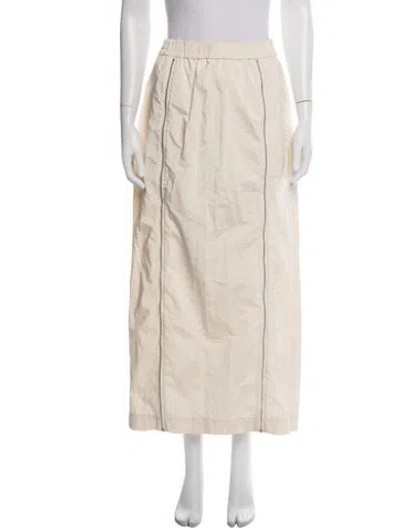Pre-owned Tibi Long Skirt In Neutrals