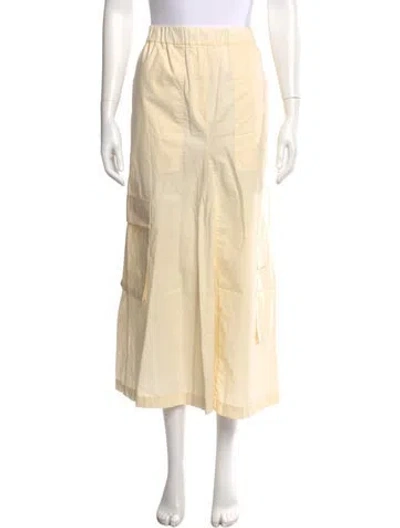 Pre-owned Tibi Long Skirt In Orange
