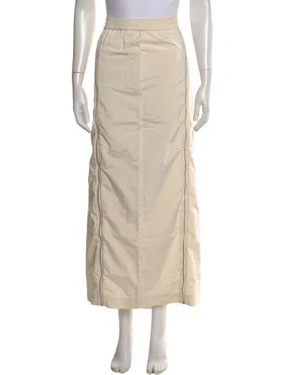 Pre-owned Tibi Long Skirt W/ Tags In White