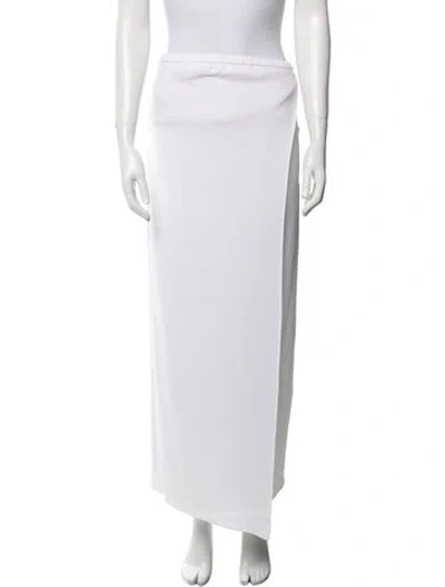 Pre-owned Tibi Long Skirt In White