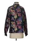 Tibi Long Sleeve Blouse In Multi